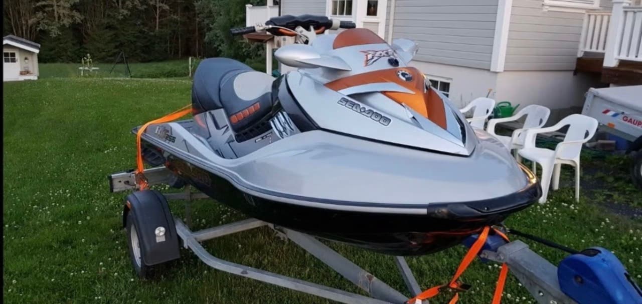 SeaDoo RXT 255 på tilhenger
